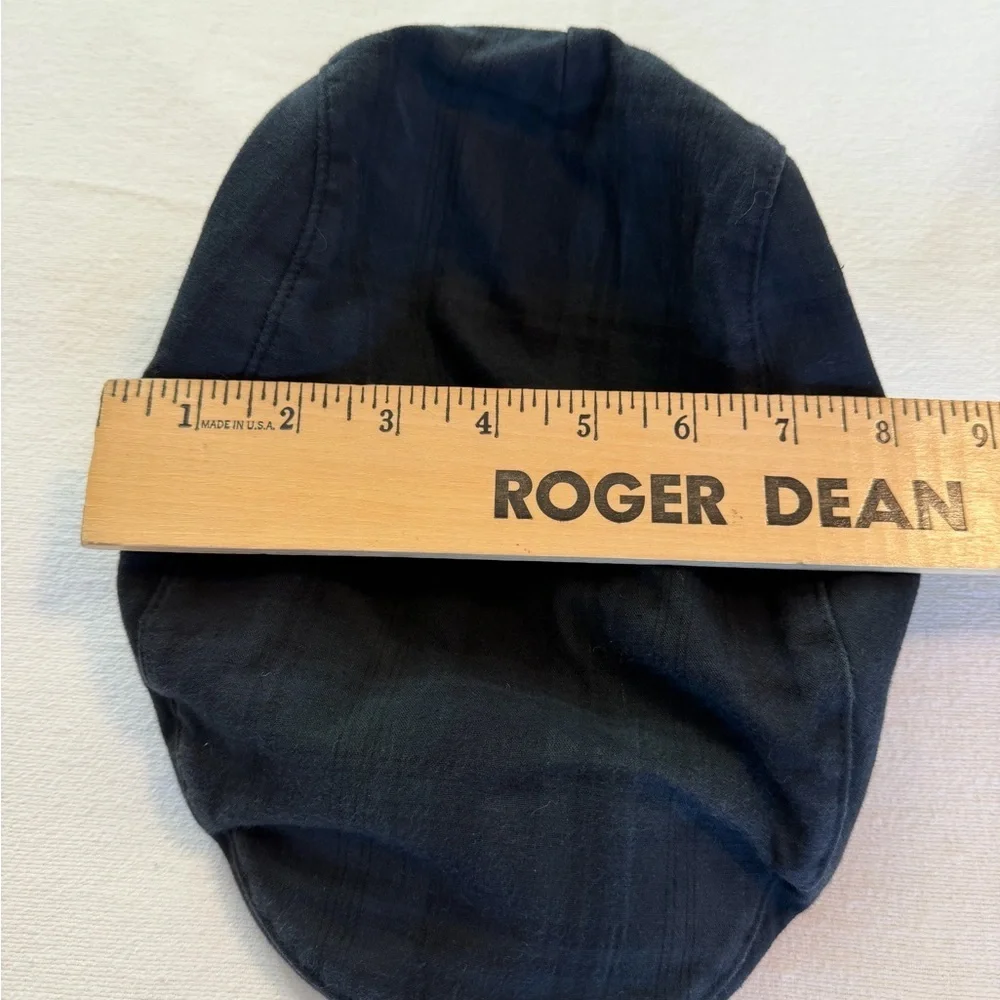 Banana Republic Navy‎ & Olive Plaid Cotton Flat Cap | Classic Driving Style